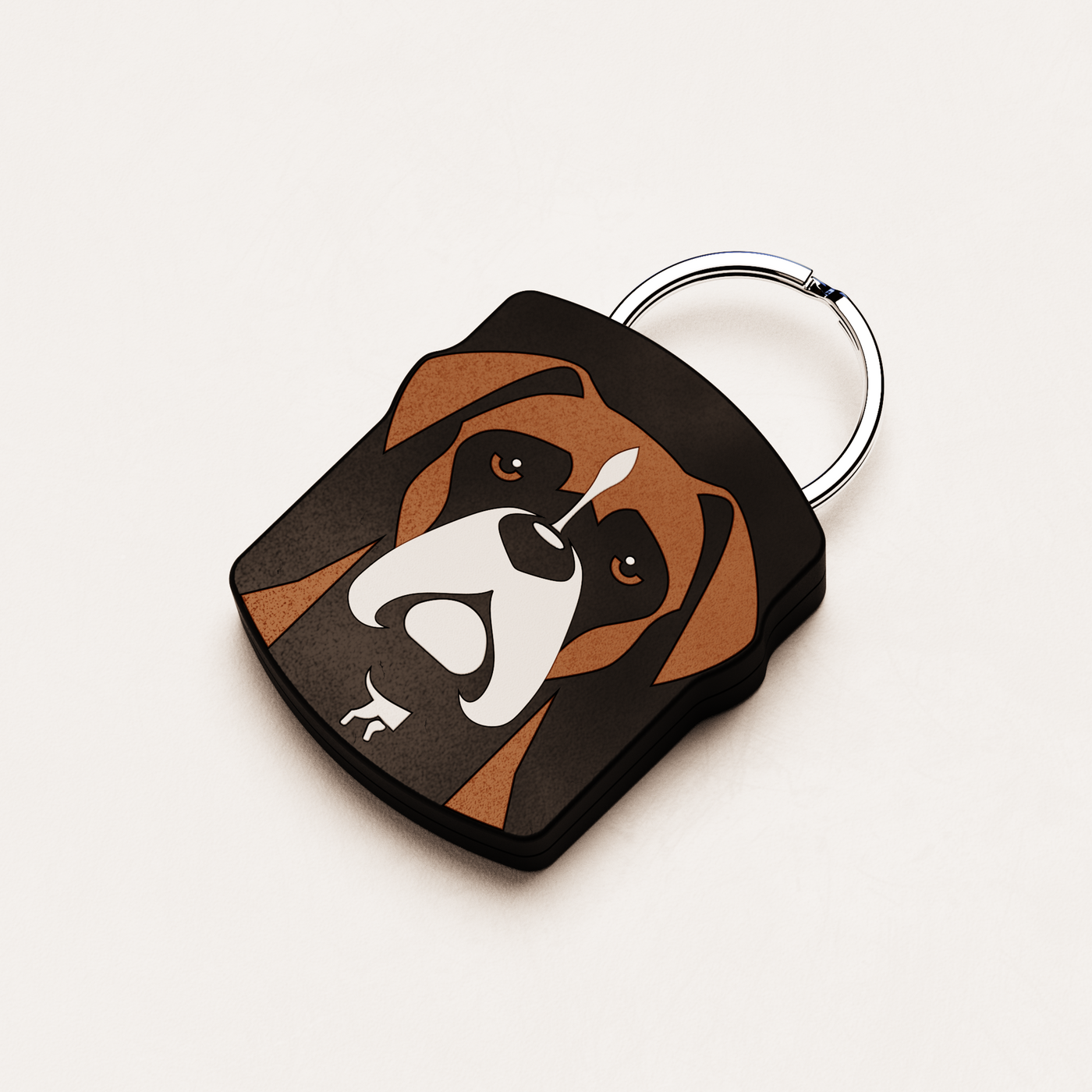 Free Boxer QR Dog ID Tag