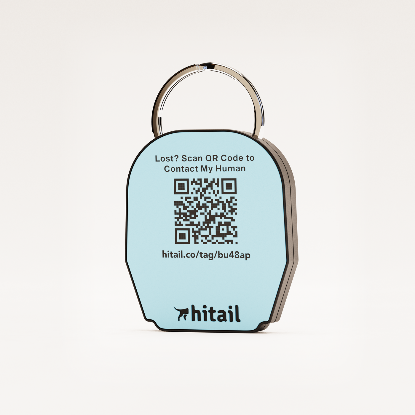 Free Ski Bum QR Dog ID Tag