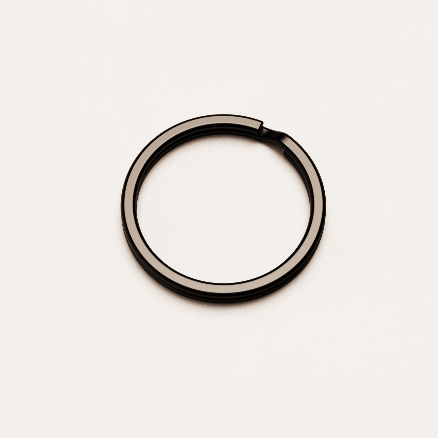 Midnight Black Metal Ring