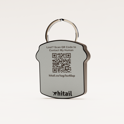 Free Pit Bull QR Dog ID Tag