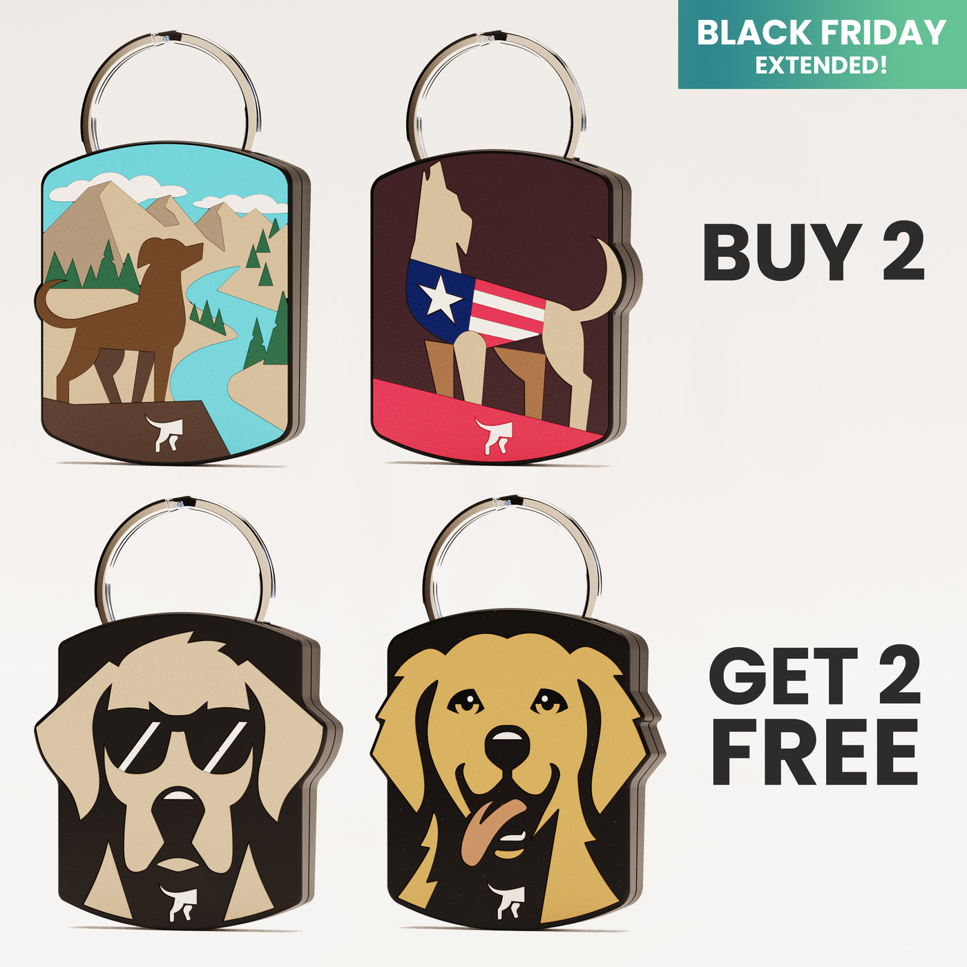 Buy 2 Tags, Get 2 Free