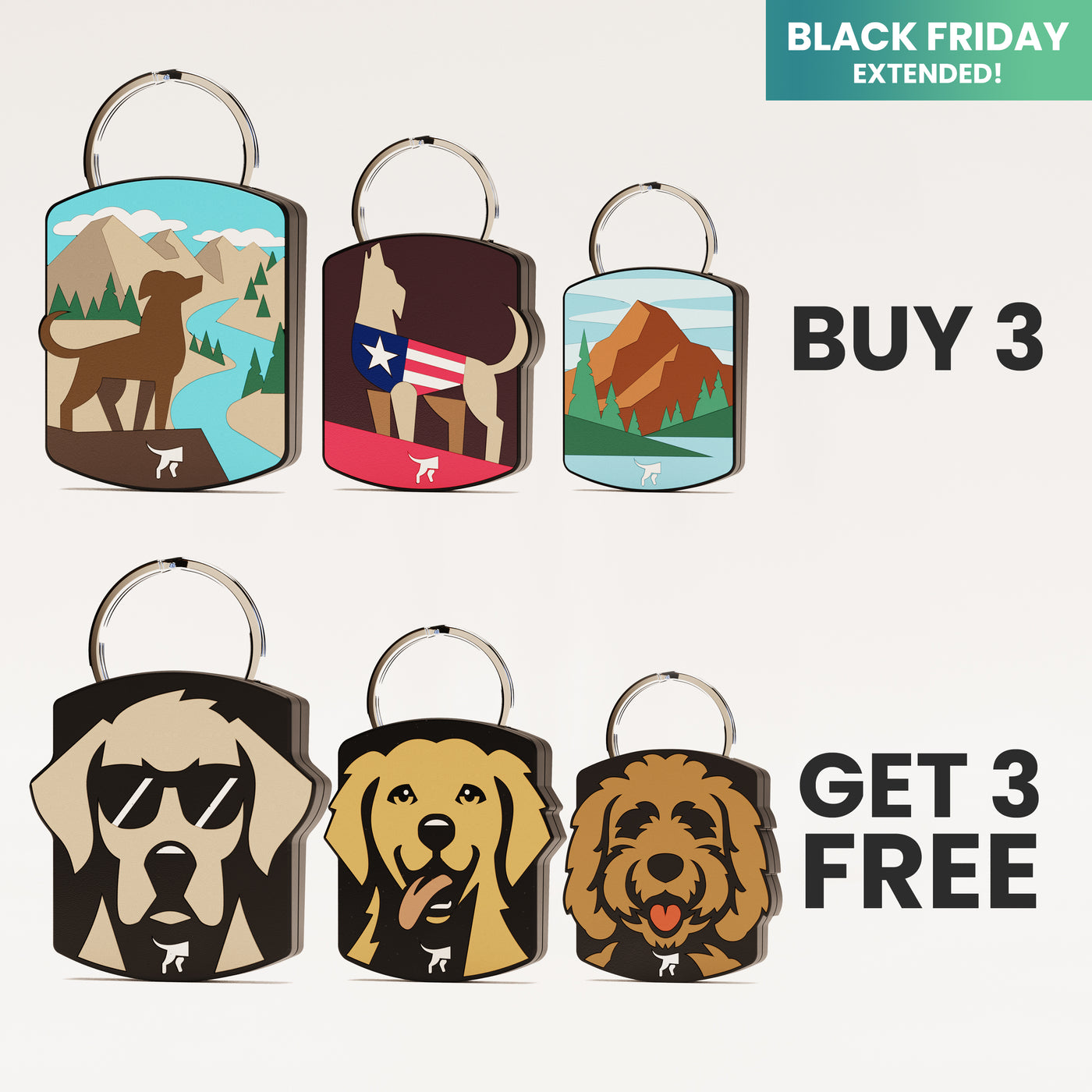 Buy 3 Tags, Get 3 Free