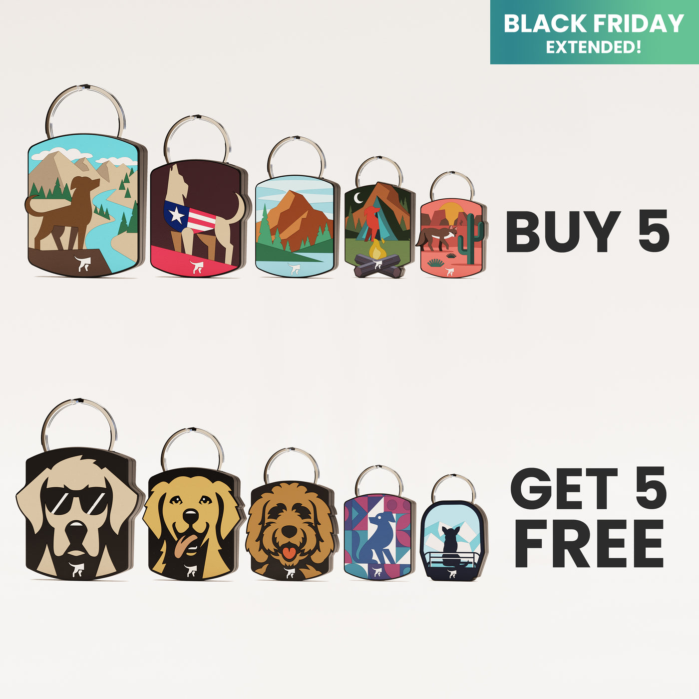 Buy 5 Tags, Get 5 Free