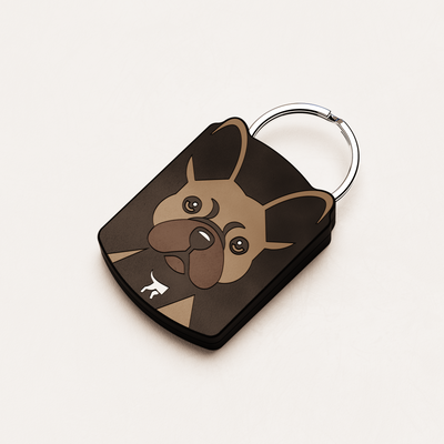 French Bulldog QR Dog ID Tag