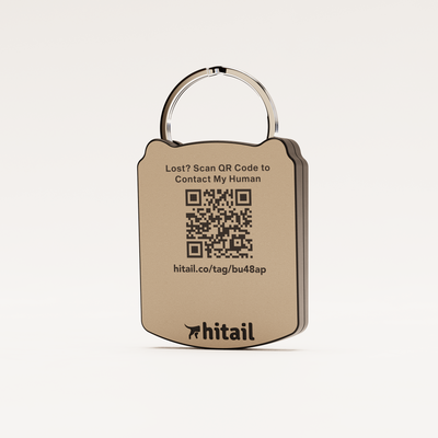 French Bulldog QR Dog ID Tag